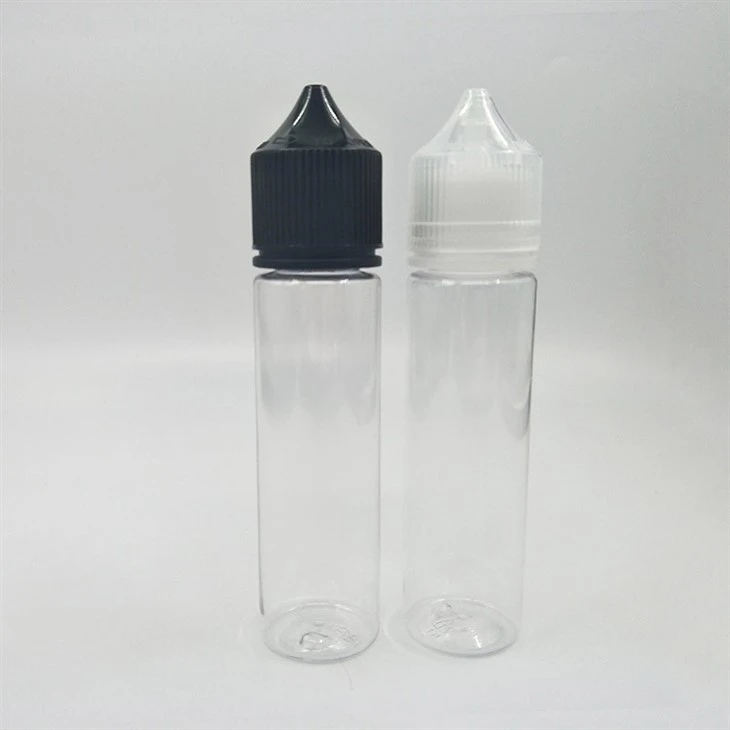 V3 - 100ML PET Plastic TRANSPARENT BLACK CHUBBY GORILLA