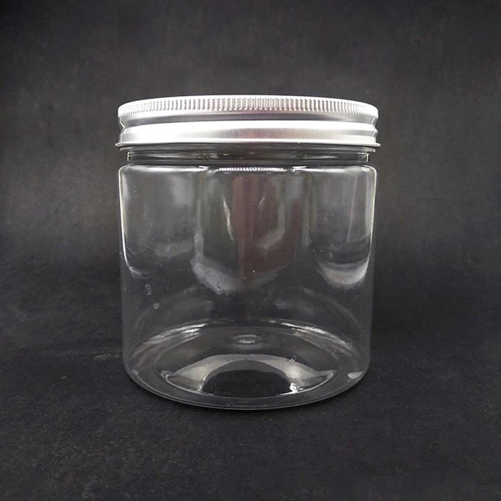 NH H Plastic Jars Food Grade Wide Mouth Pet Bottle With Press Screw Lid