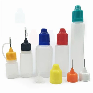 10 ml plastična PE meka boca za tekućinu s vrhovima igala