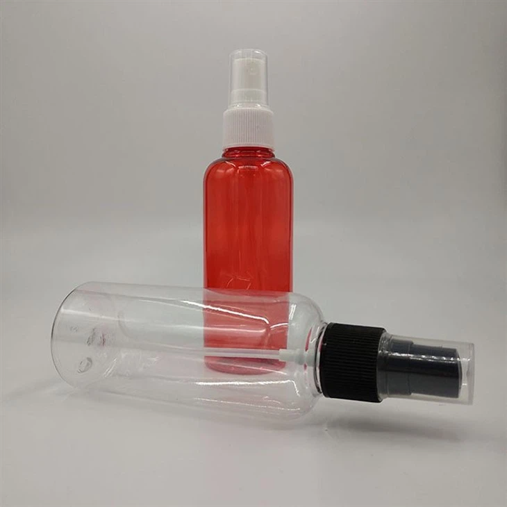 Transparent Alcohol Spray Plastic Bottles