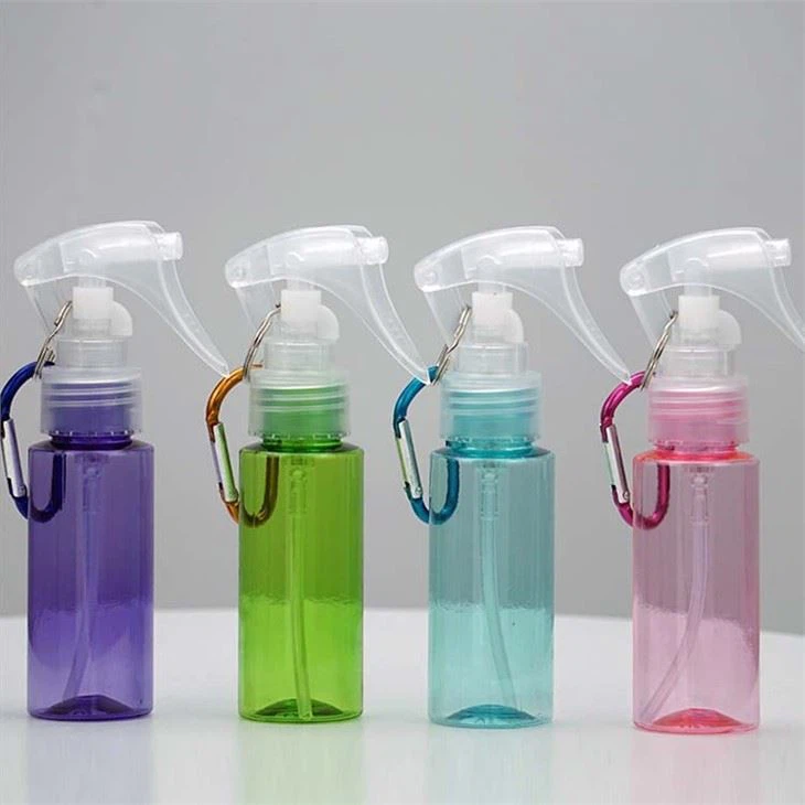 Round Shape Mist Trigger 60ML Spray Bottle With Keychain