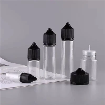 10ml 30ml 50ml 60ml 120ml PET Okrugle V3 plastične boce Boca za cijeđenje ulja